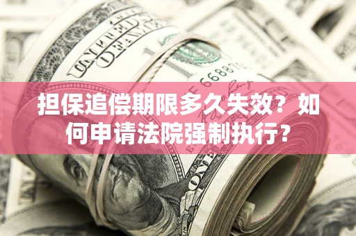 济南担保追偿期限多久失效？如何申请法院强制执行？